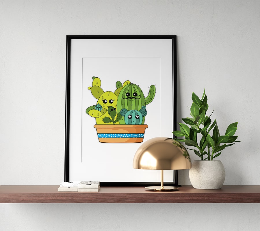 illustration cactus marie-eve